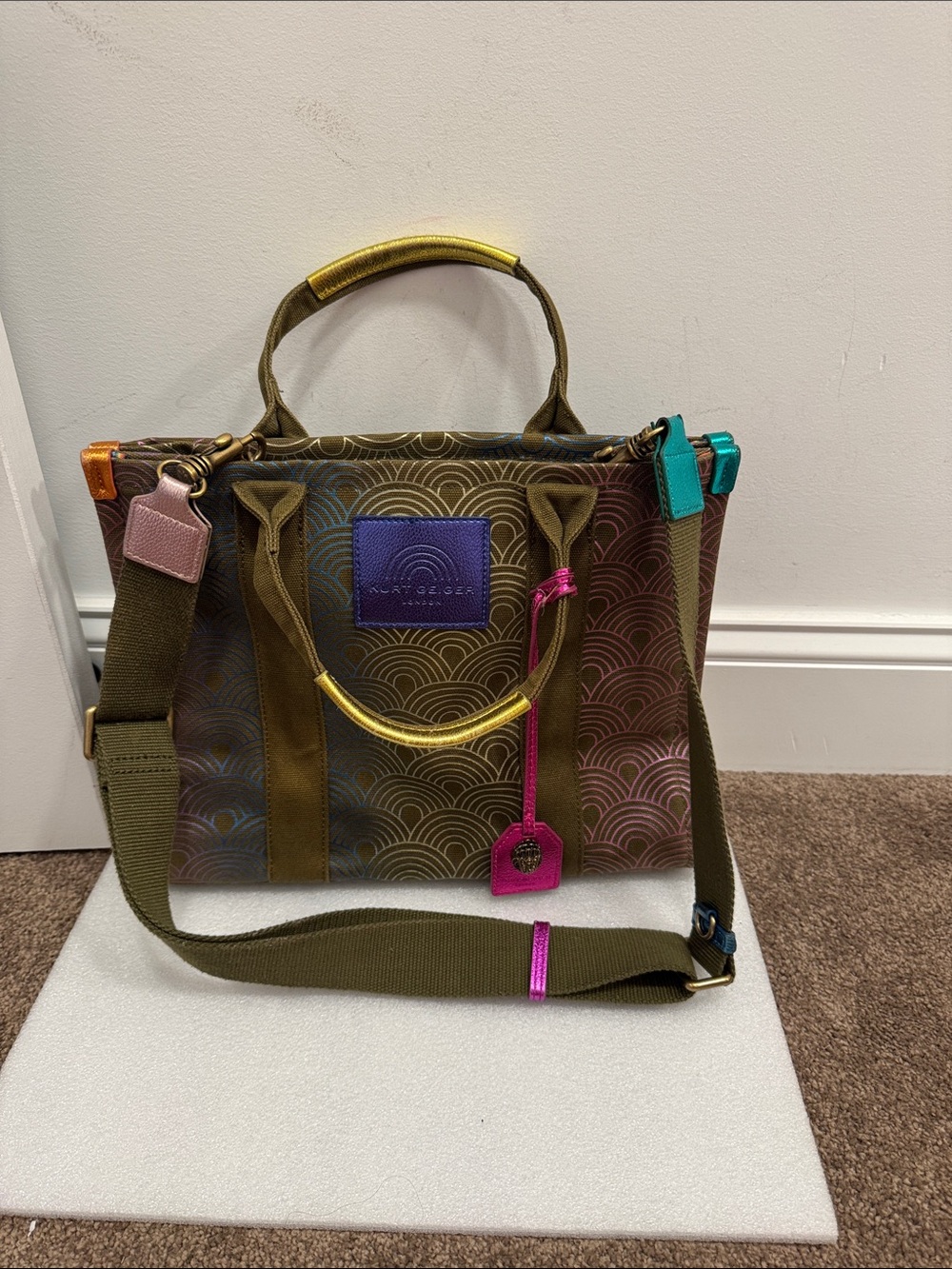 Kurt Geiger London southbank tote crossbody bag purse